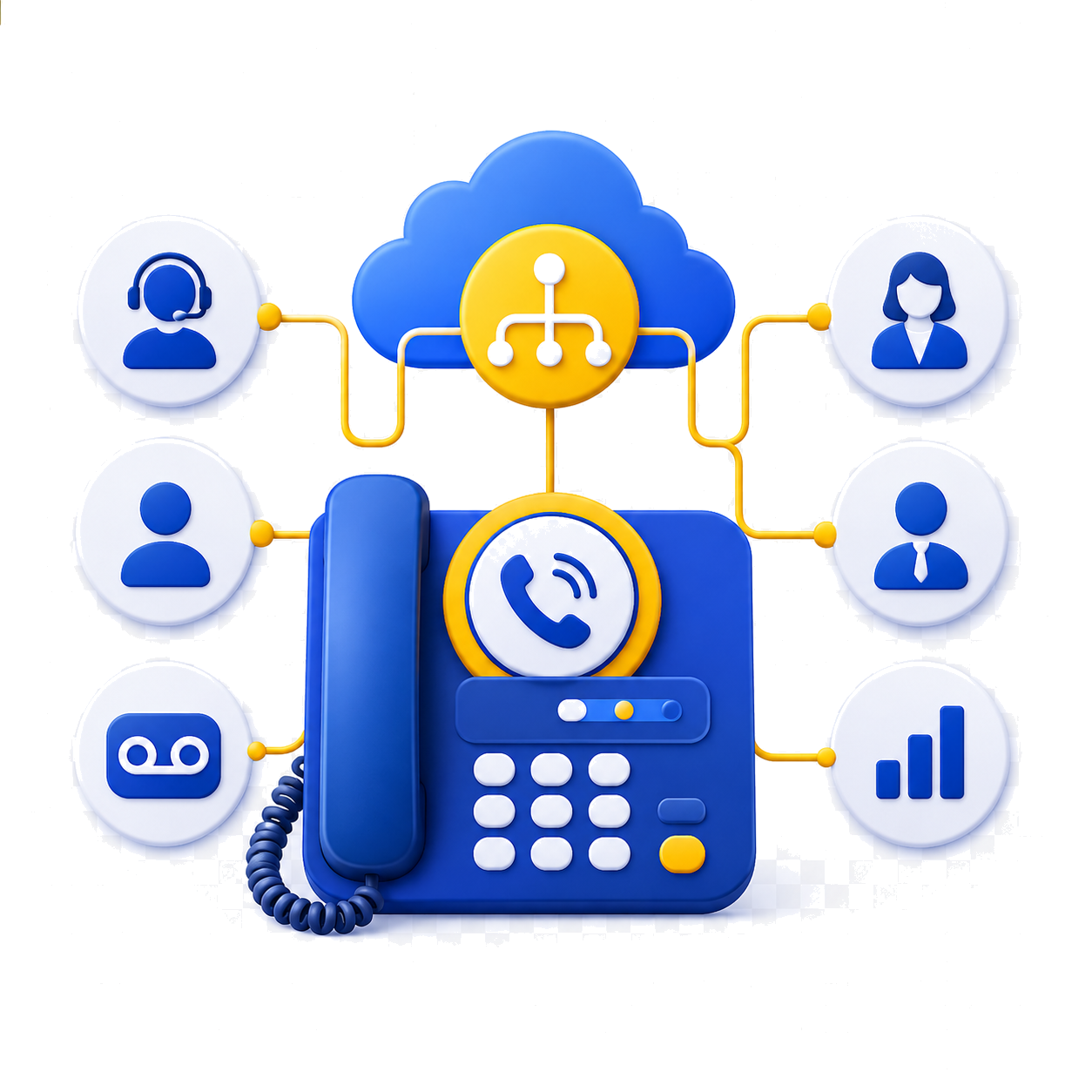 تصویر سیستم تلفن و گزارش‌گیری